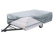 Classic Accessories 80 039 153106 00 Deluxe Folding Camping Trailer Cover Model 2 Gray and White