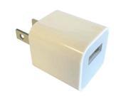 Professional Cable USB Wall Charger for iPod iPhone White 1ft Clamshell