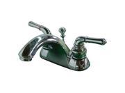 Kingston Brass KB2621B Two Handle 4 in. Centerset Lavatory Faucet with Retail Pop up