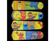 Ceiling Fan Designers 42SET KIDS SSEBB Sesame Street Elmo Big Bird 42 in. Ceiling Fan Blades Only