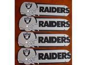 Ceiling Fan Designers 42SET NFL OAK NFL Oakland Raiders Football 42 In. Ceiling Fan Blades Only