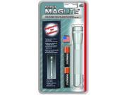 Mag 353356 Flashlight AA Mini Silver