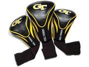 Team Golf 21294 Georgia Tech University 3 Pack Contour Fit Headcover