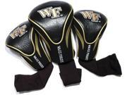 Team Golf 23894 Wake Forest University 3 Pack Contour Fit Headcover