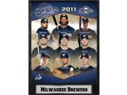 C I Collectables 1215MB11 MLB Milwaukee Brewers 2011 Team Plaque