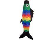 In The Breeze ITB4707 Rainbow Scales Fish Windsock 24 inch X 60 inch