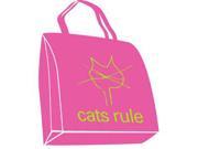 Cats Rule 00712 Mini Tote Catnip Toy Pink