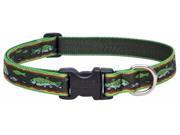 Lupine Inc 1in. X 12in. 20in. Adjustable Trout Design Collar For Medium Large Dogs 0