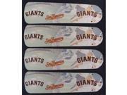 Ceiling Fan Designers 42SET MLB SFG MLB San Francisco Giants Baseball 42 In. Ceiling Fan Blades ONLY