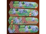 Ceiling Fan Designers 42SET DIS WPHLE Winnie Pooh Heffalump Lumpy Eeyore 42 in. Ceiling Fan Blades Only