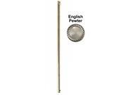 DR48EP English Pewter 48 in. Downrod