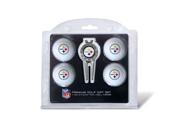 Team Golf 32406 Pittsburgh Steelers Pack of 4 Golf Balls and Divet Tool Gift Set