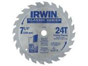 Irwin 25130 7 1 4 Inch 24T Circular Saw Blade for Wood Bulk