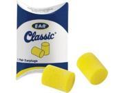 E·A·R Classic Earplugs Pillow Paks Uncorded PVC Foam Yellow 200 Pairs