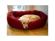 Majestic Pet 788995611240 24 in. Small Bagel Bed Burgundy
