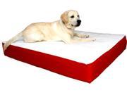 Majestic Pet 788995614814 34x48 Large Extra Large Orthopedic Double Pet Bed Red