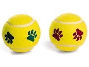 Ethical Pet Pawprint Tennisball 2 Pack 4204