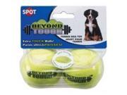 Ethical Pet Beyond Tough Tennis Ball Yellow Small 2 Pack 5625