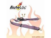 Autoloc SB2PPL 2 Point Plum Purple Lap Seat Belt 1 Belt