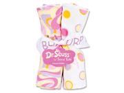 Trend Lab 30359 Bouquet 4 Pack Burp Dr. Seuss Pink Oh The Places You Ll Go