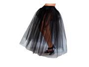 Full Length Black Petticoat Adult