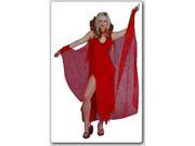 RG Costumes 75048 Red Spider Web Costume Cape With Collar And Gaulets