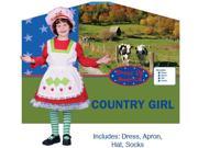 Dress Up America Adorable Country Girl Costume X Large 16 18 230 XL
