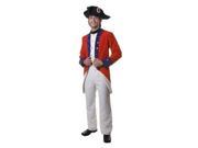 Dress Up America 342 M Adult Colonial Soldier Costume Size Medium