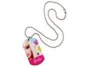 Amscan 160557 Barbie All Doll d Up Dog Tag Necklace