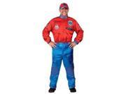 Aeromax RSRB ADULT LRG AdultChampion Racing Suit w Cap size ADULT LRG red blue