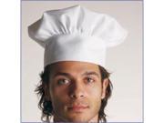 Dress Up America H215 A White Chef Hat Costume Accessory Adult One Size Fits All