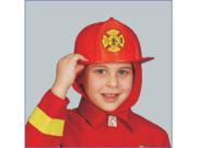 Dress Up America Firehr Red Fire Helmet Costume Accessory for Kids One Size Fits All