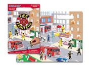 Magnetic Firefighters Playset