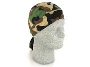 Zan Headgear Z118C Flydanna 100 Percent Cotton Woodland Camouflage