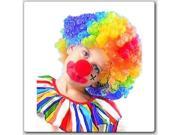 RG Costumes 61001 Clown Wig Rainbow Color Size Child