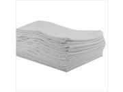 Early Childhood Resources ELR 0235 12 Pack Kiddie Toddler Kot Sheets White