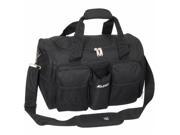 Everest S223 BK 18 in. 600 Denier Polyester Sports Duffel Bag with Wet Pocket