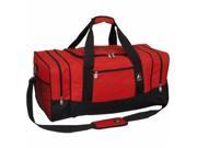 Everest 025 RD 25 in. 600 Denier Polyester Sporty Duffel Gear Bag