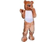 Dress Up America 153645 Teddy Bear Economy Mascot Adult Costume Size One Size
