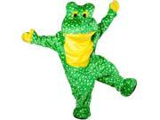 Forum Novelties 181214 Deluxe Plush Frog Mascot Adult Costume Size One Size