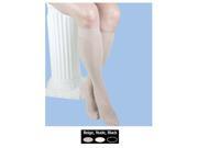GABRIALLA Graduated Compression Knee Highs Sheer w Band Firm Compression 20 30 mmHg Large