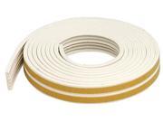 M d Products 17ft. White Extreme Temperature K Profile Weather Strip 02618