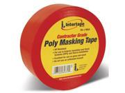 Intertape Red Contractor Grade Poly Masking Tape 4379 RED