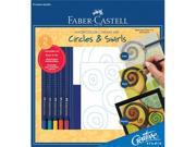 Alvin FC800122 Circles and Swirls Watercolor Canvas Art Kit