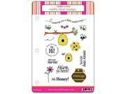 Alvin CCM027 Crafty Clear Stamp Set Bees Knees