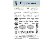 Alvin HOTP1002 Clear Stamps Expressions