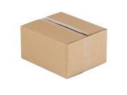 Universal 670999 Corrugated Kraft Shipping Carton 10w x 12l x 6h 25 per Bundle Brown