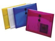 Esselte Pendaflex 1in. Assorted Colors Side Load Poly String Envelopes 52442