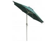 International Concepts 53720 9 Foot Hunter Green and Almond Market Umbrella with Steel Pole