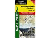 National Geographic TI00000111 Map Of Red Feather Lakes Glendevey Colorado